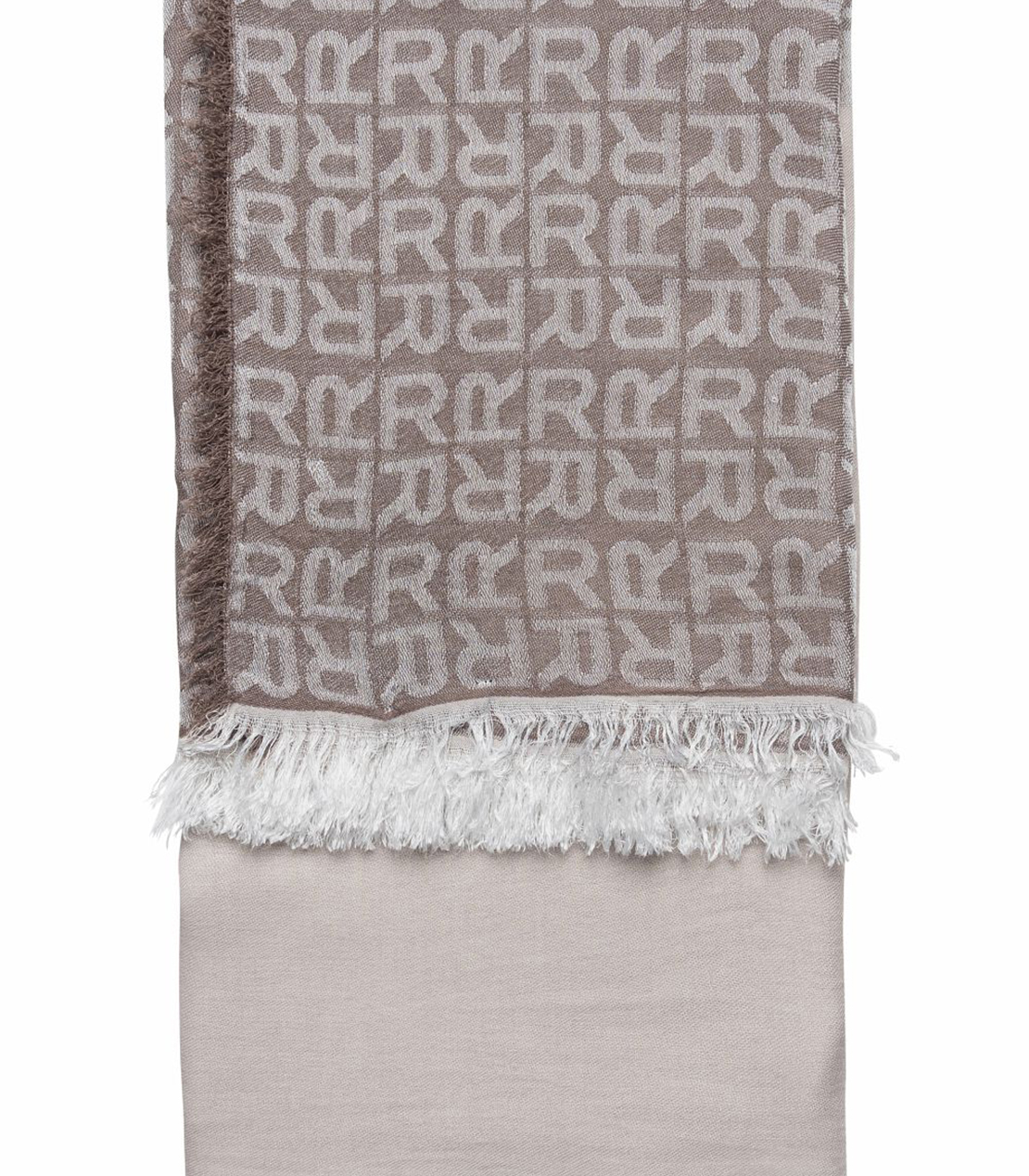 ロゴモチーフストール 詳細画像 サンドベージュ 2